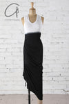 marc le bihan black and white dyed sundress 2862 E23 black/white